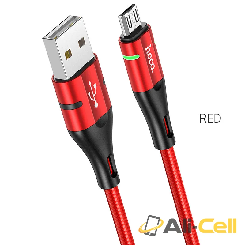 Cable USB to Micro-USB “U93 Shadow” charging data sync (U93 Micro Usb Red, 1.2m)