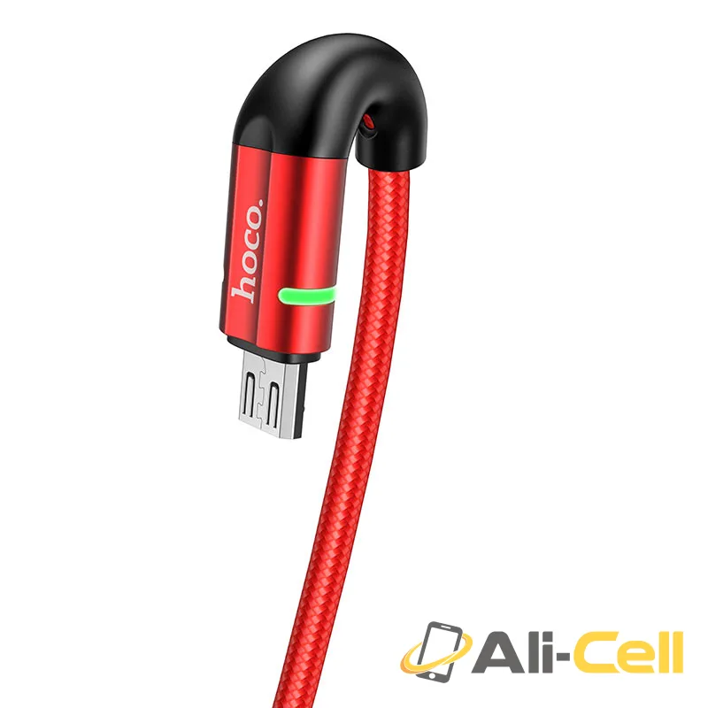 Cable USB to Micro-USB “U93 Shadow” charging data sync (U93 Micro Usb Red, 1.2m) — 3