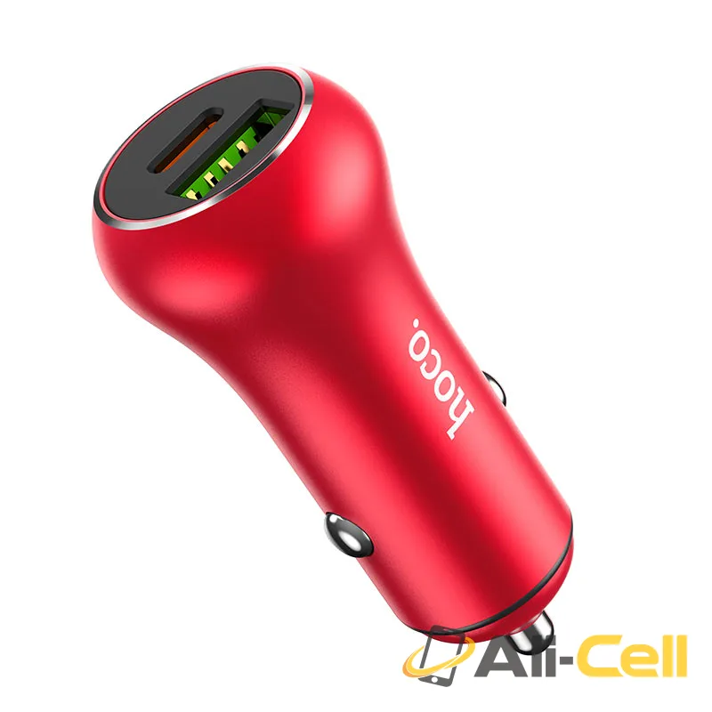 Car charger “Z38 Resolute” PD20W + QC3.0 (Z38 Red) — 2