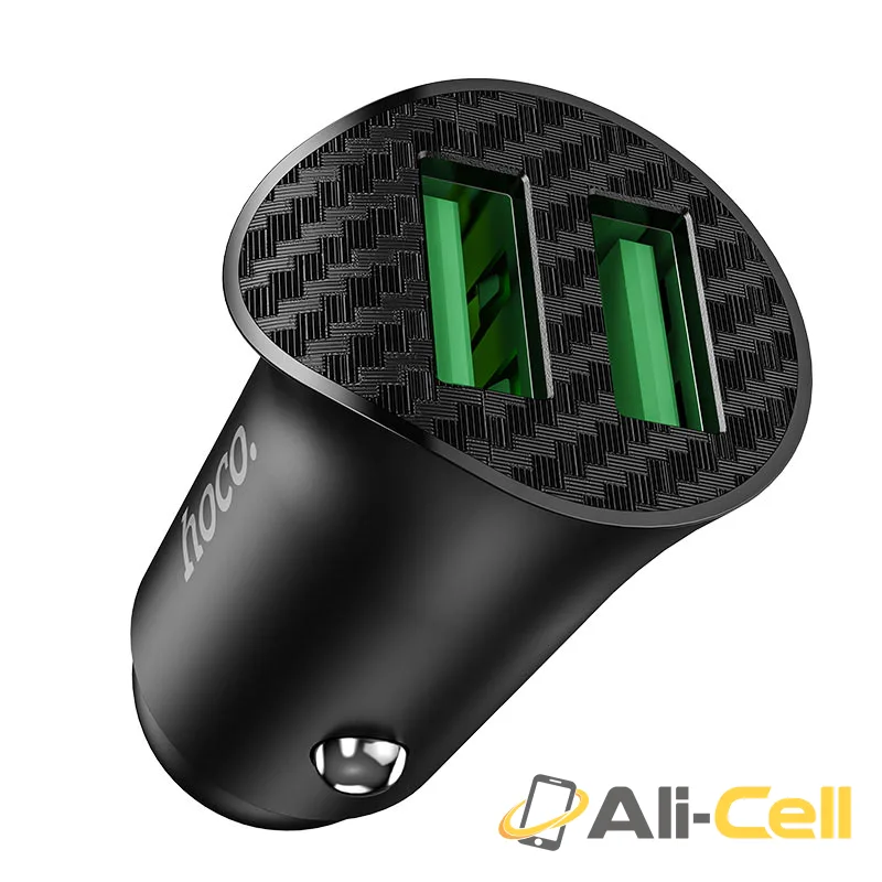 Car charger “Z39 Farsighted” QC3.0 dual port set with cable (Z39 Type C Blue, Set With Type C Cable) — 3