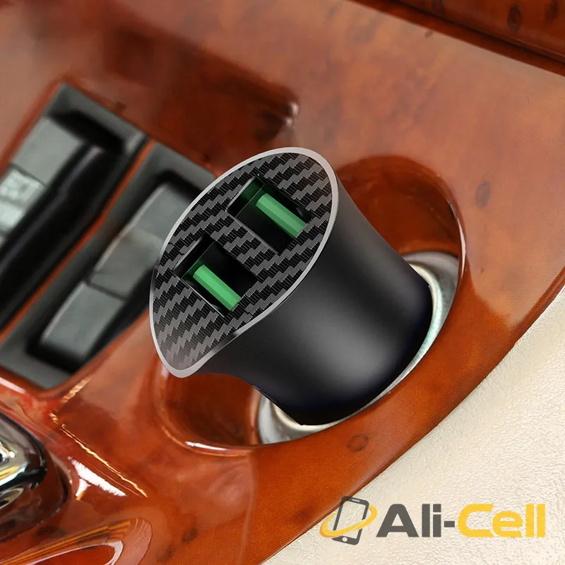 Car charger “Z39 Farsighted” QC3.0 dual port set with cable (Z39 Type C Black, Set With Type C Cable) — 5