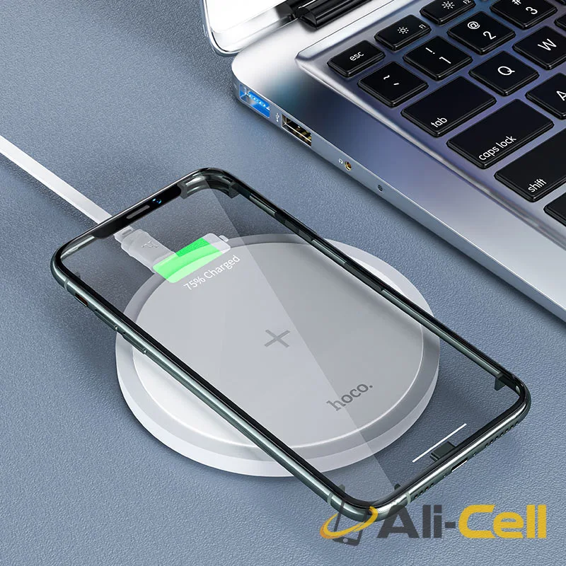 Wireless charger “CW26 Powerful” 15W tabletop charging dock (Cw26 White) — 5