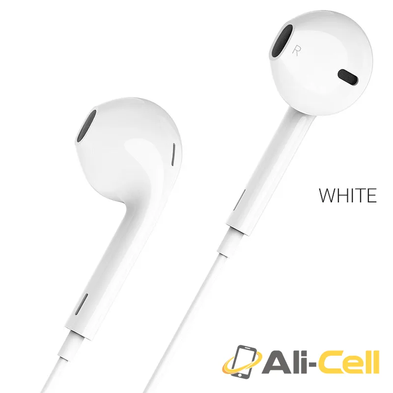 Wired earphones for Lightning “M80 Original series” with mic (set 20pcs) (M80 Lightning Set White)