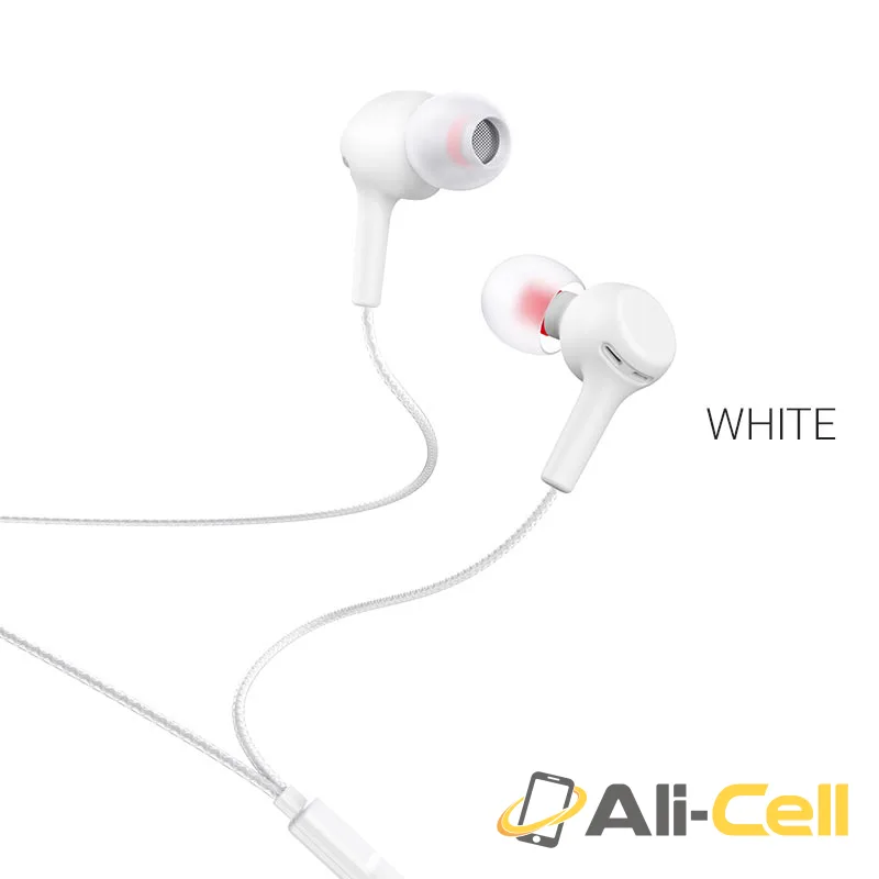 Wired earphones 3.5mm “M78 El Placer” with mic (M78 White)