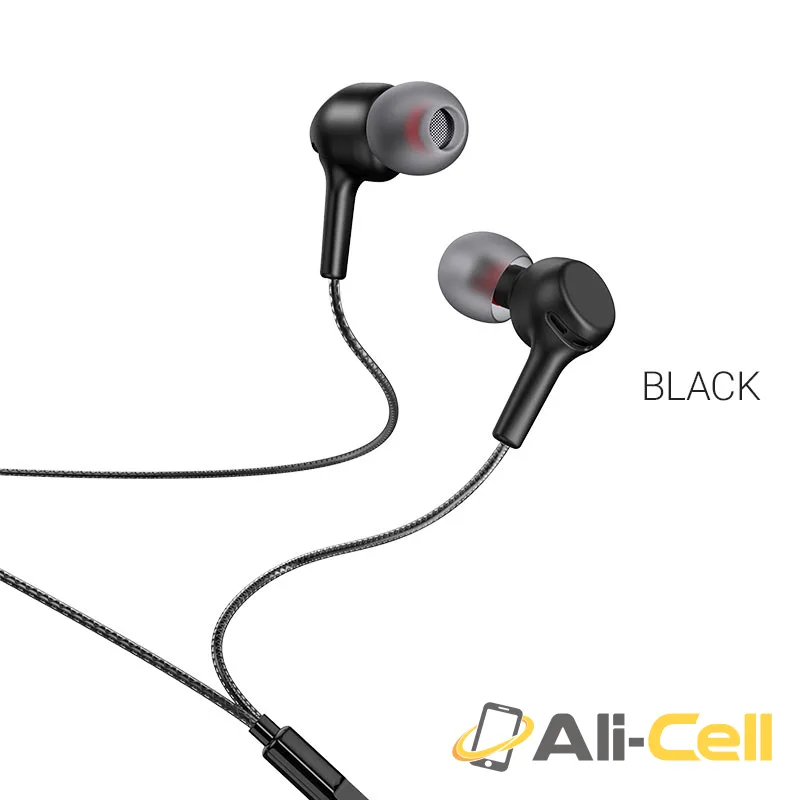 Wired earphones 3.5mm “M78 El Placer” with mic (M78 Black)