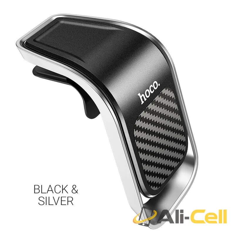 Car holder “CA74 Universe” magnetic for air outlet (Ca74 Black Silver)