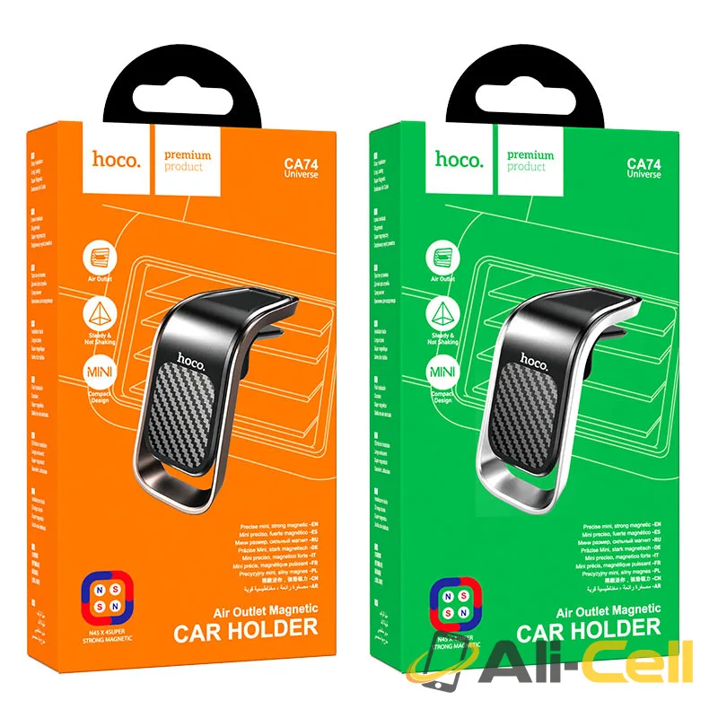 Car holder “CA74 Universe” magnetic for air outlet (Ca74 Black Silver) — 7
