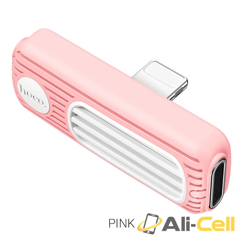 Adapter dual Lightning “LS29” audio converter (Ls29 Pink)