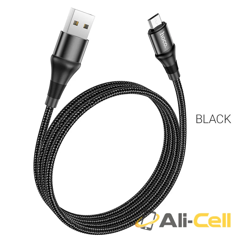 Cable USB to Micro-USB “X50 Excellent” charging data sync (X50 Micro Usb Black, 1.0m)