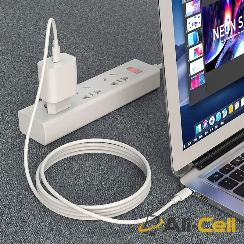 Cable Type-C to Type-C “X51 High-power” 100W charging data sync (X51 100w Type C White, 1.0m) — 5