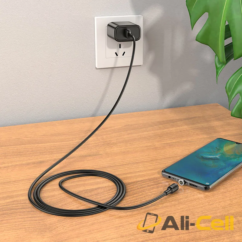 Cable USB to Type-C “X52 Sereno” magnetic charging (X52 Type C Black, 1.0m) — 5