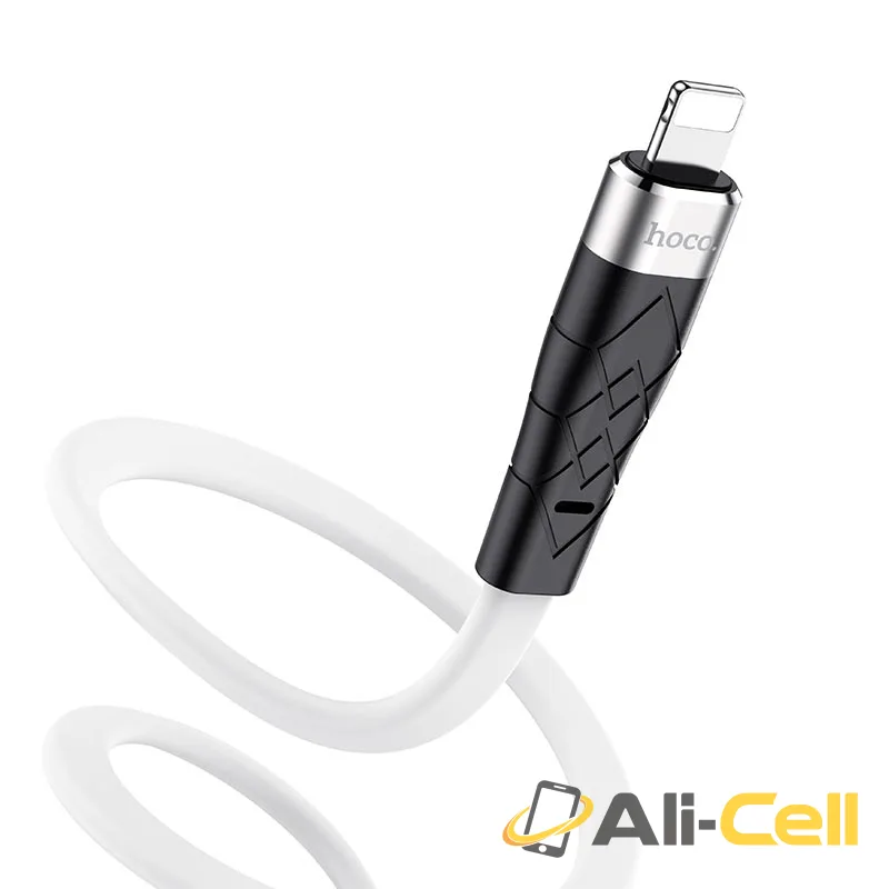 Cable USB to Lightning “X53 Angel” charging data sync (X53 Lightning Black, 1.0m) — 3