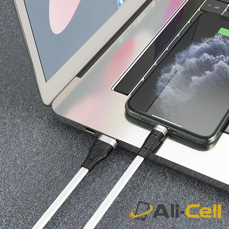 Cable USB to Lightning “X53 Angel” charging data sync (X53 Lightning Black, 1.0m) — 5
