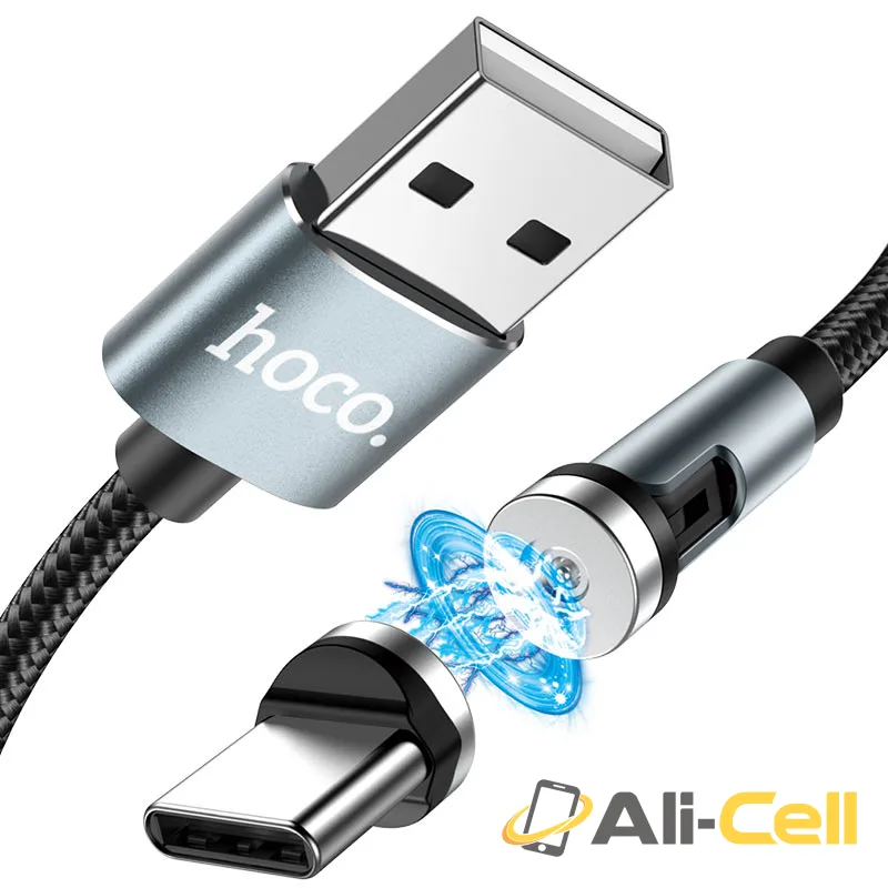 Cable USB to Type-C “U94 Universal” charging (U94 Type C Black, 1.2m) — 2