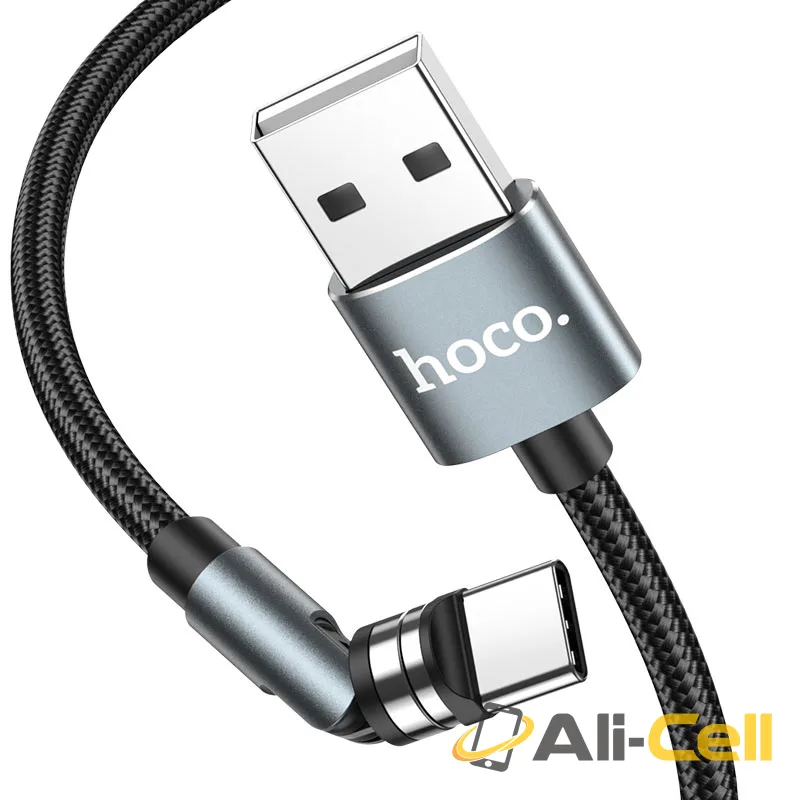 Cable USB to Type-C “U94 Universal” charging (U94 Type C Black, 1.2m) — 3
