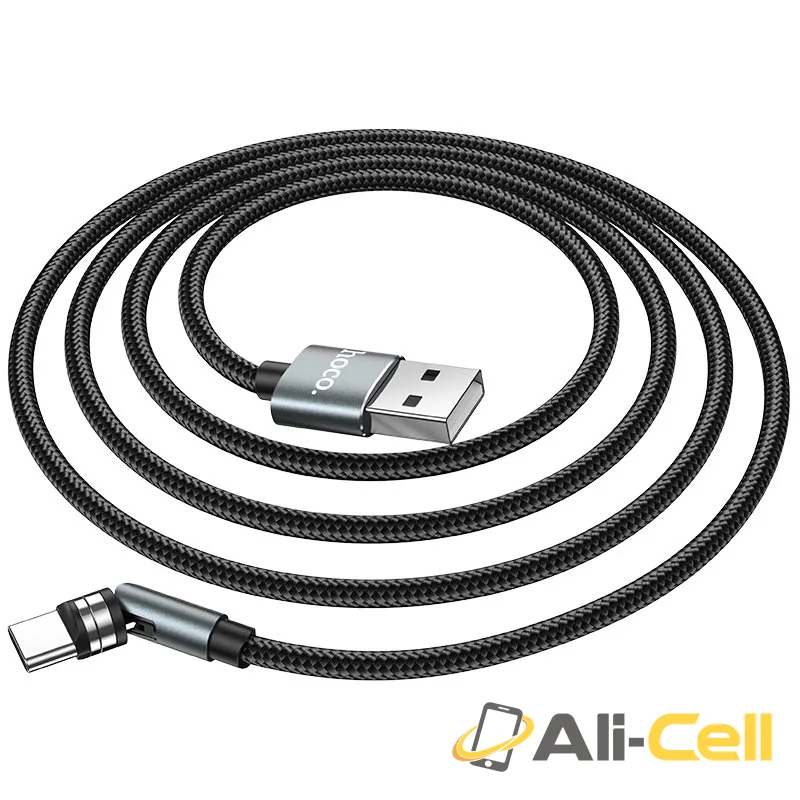 Cable USB to Type-C “U94 Universal” charging (U94 Type C Black, 1.2m) — 4