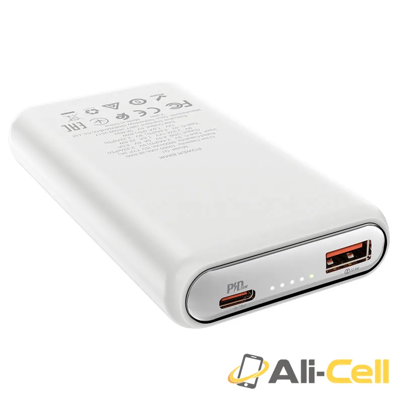 Power bank “Q1 Kraft” PD3.0 + QC3.0 10000mAh (Q1 Black) — 3