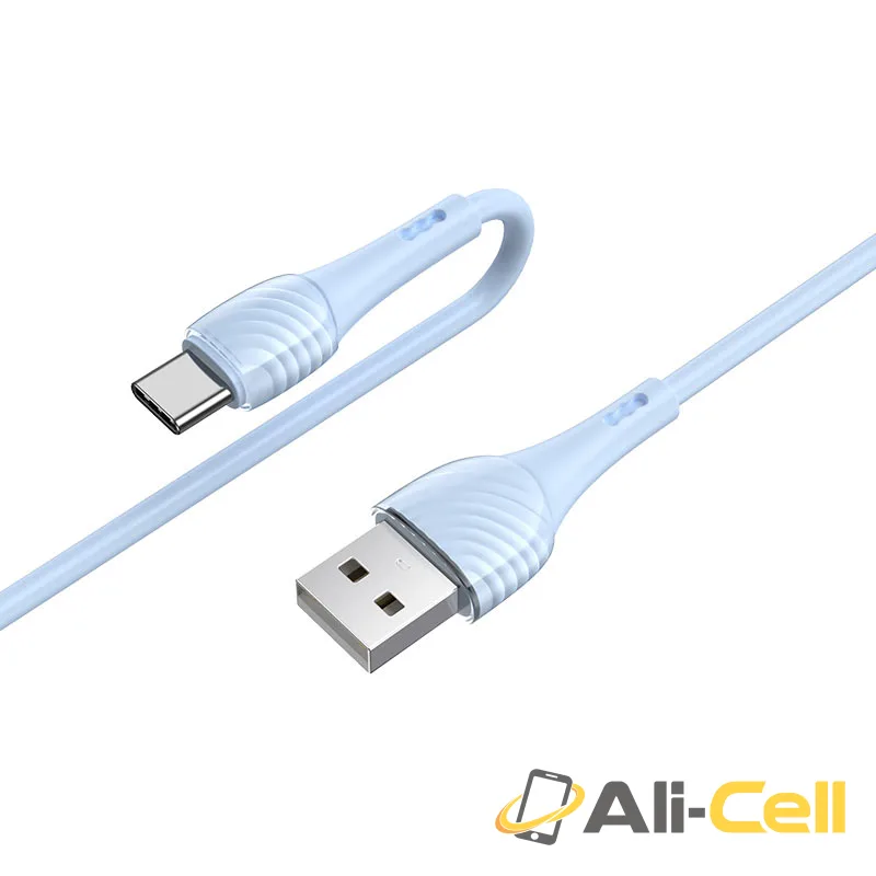 Cable USB to Type-C “X49 Beloved” charging data sync (X49 Type C Pink, 1.0m) — 2