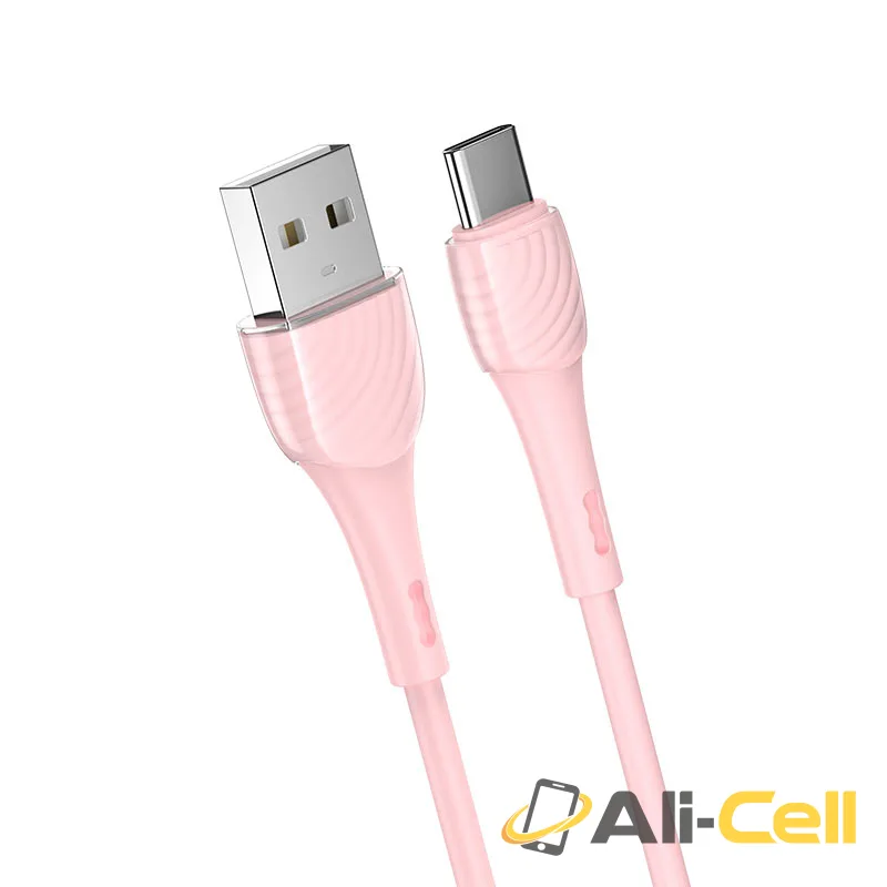 Cable USB to Type-C “X49 Beloved” charging data sync (X49 Type C Pink, 1.0m) — 4