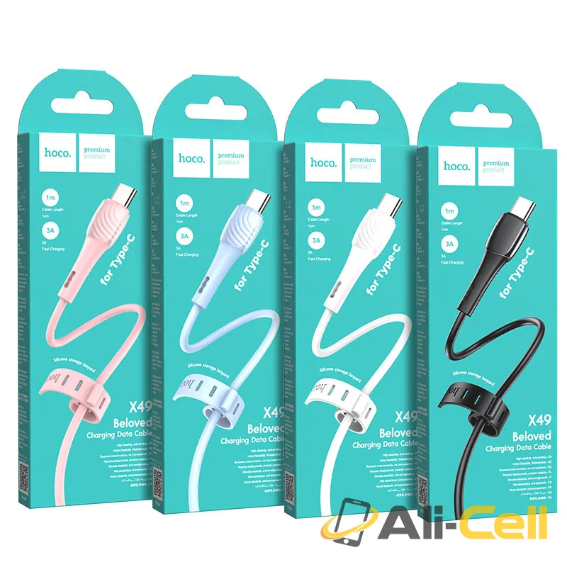 Cable USB to Type-C “X49 Beloved” charging data sync (X49 Type C Blue, 1.0m) — 7