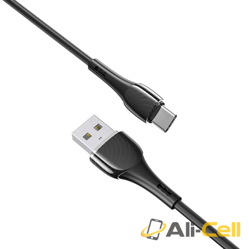 Cable USB to Type-C “X49 Beloved” charging data sync (X49 Type C Black, 1.0m) — 3