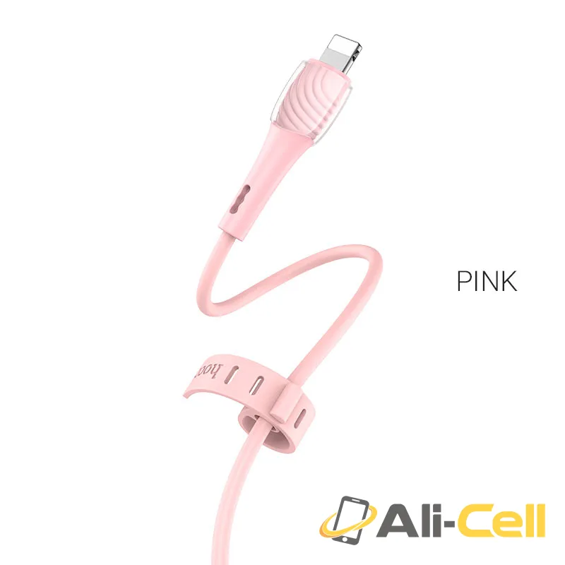 Cable USB to Lightning “X49 Beloved” charging data sync (X49 Lightning Pink, 1.0m)