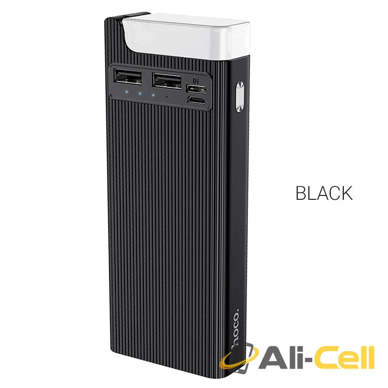 Power bank “J62A Jove” 10000mAh with table lamp (J62a Black)