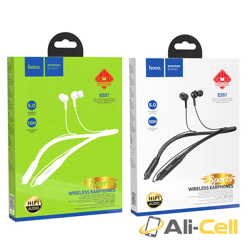 Wireless earphones “ES51 Era” sports headset (Es51 Black) — 7