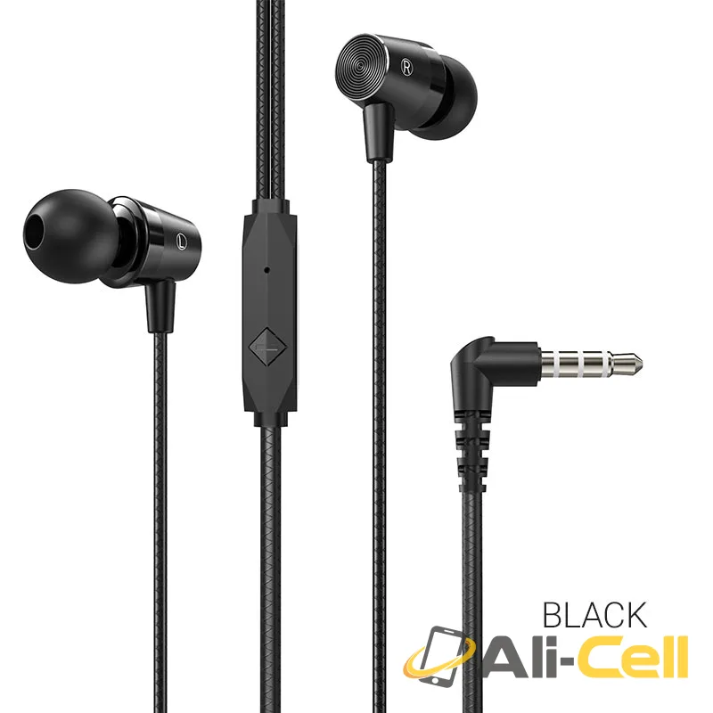 Wired earphones 3.5mm “M79 Cresta” with mic (M79 Black)