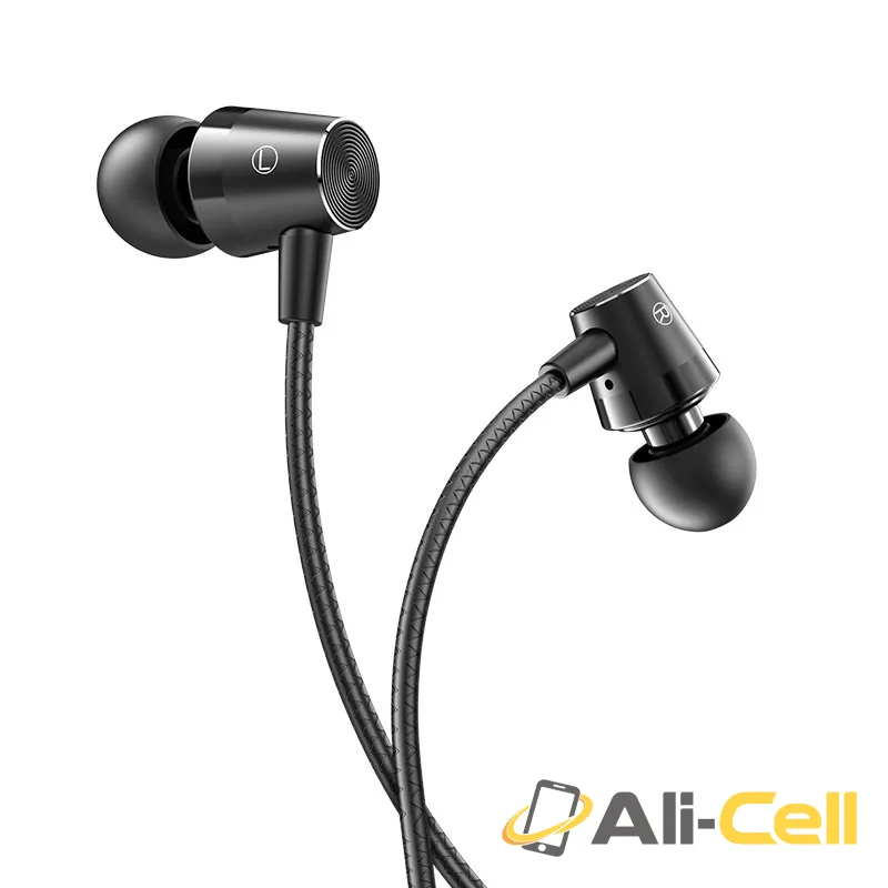 Wired earphones 3.5mm “M79 Cresta” with mic (M79 Black) — 2