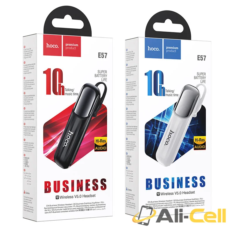 Wireless headset “E57 Essential” earphone with mic (E57 White) — 7