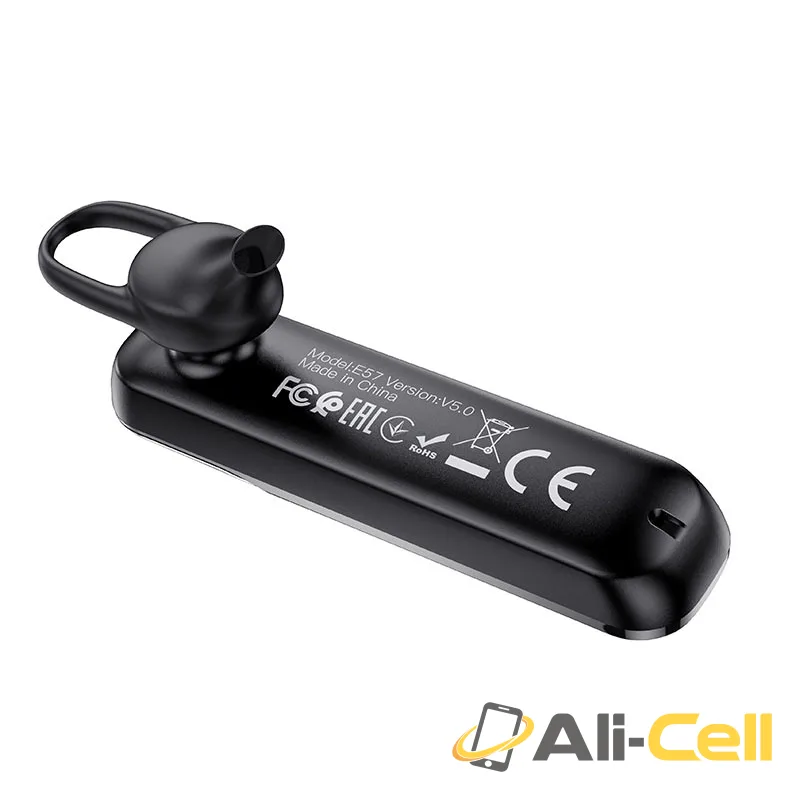Wireless headset “E57 Essential” earphone with mic (E57 Black) — 3