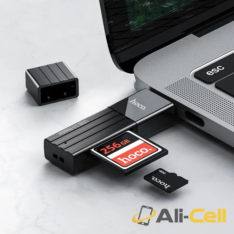 Card reader “HB20 Mindful” 2-in-1 USB2.0 / USB3.0 (Hb20 Usb3 Black) — 5