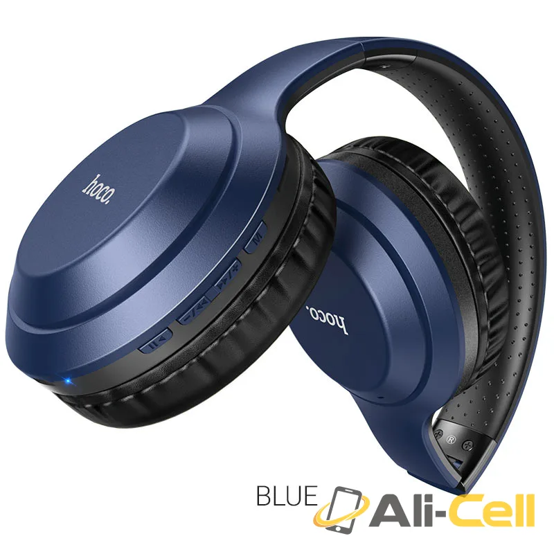 Headphones “W30 Fun move” wireless wired (W30 Blue)
