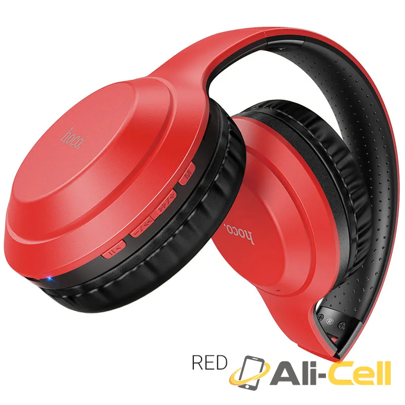 Headphones “W30 Fun move” wireless wired (W30 Red)