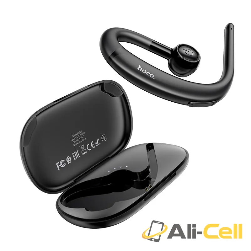 Wireless headset “E56 Shine” with charging case (E56 Black) — 2