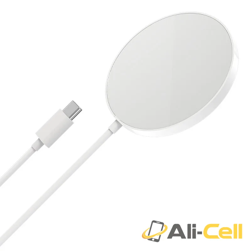 Wireless charger “CW28 Original series” 15W magnetic (Cw28 White) — 2