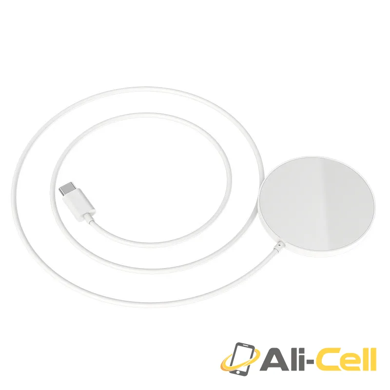 Wireless charger “CW28 Original series” 15W magnetic (Cw28 White) — 4