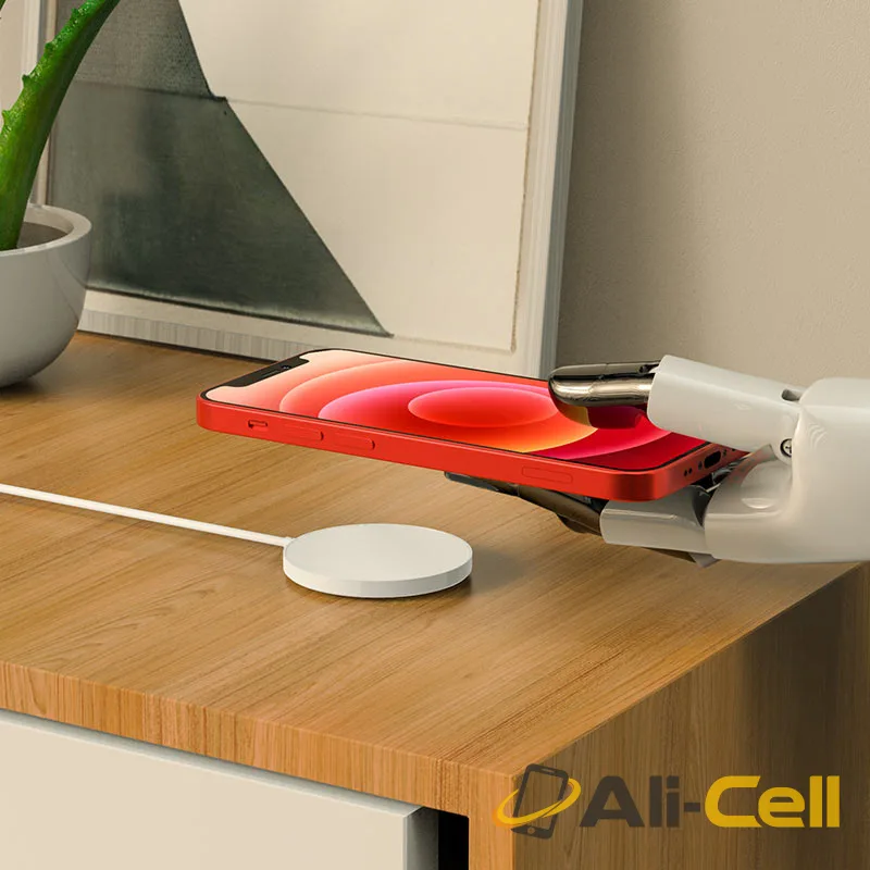 Wireless charger “CW28 Original series” 15W magnetic (Cw28 White) — 5