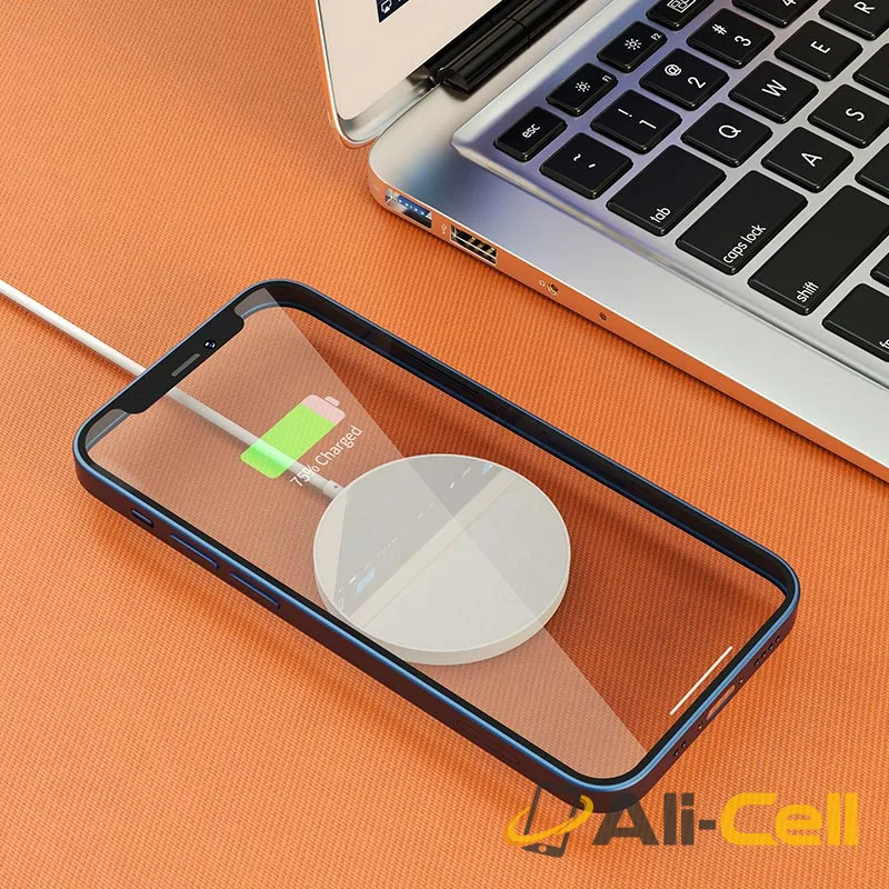 Wireless charger “CW28 Original series” 15W magnetic (Cw28 White) — 6
