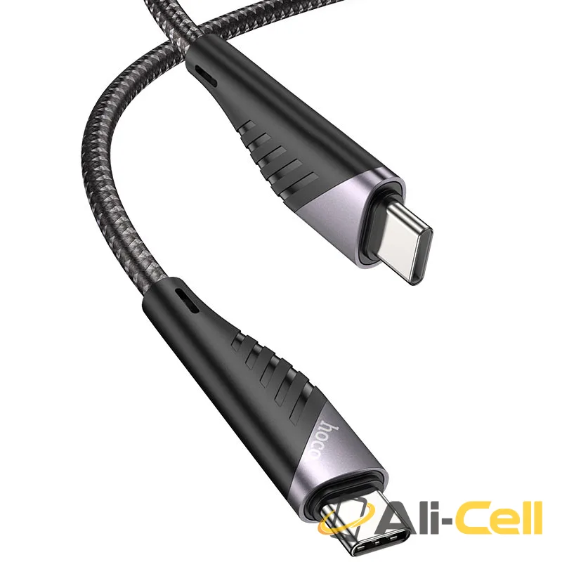 Cable Type-C to Type-C “U95 Freeway” PD 60W charging data sync (U95 Pd 60w Type C To Type C Black, 1.5m) — 2