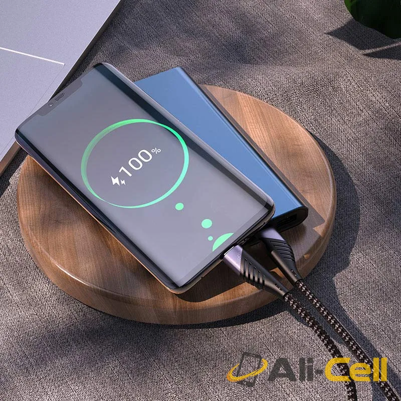 Cable Type-C to Type-C “U95 Freeway” PD 60W charging data sync (U95 Pd 60w Type C To Type C Black, 1.5m) — 5