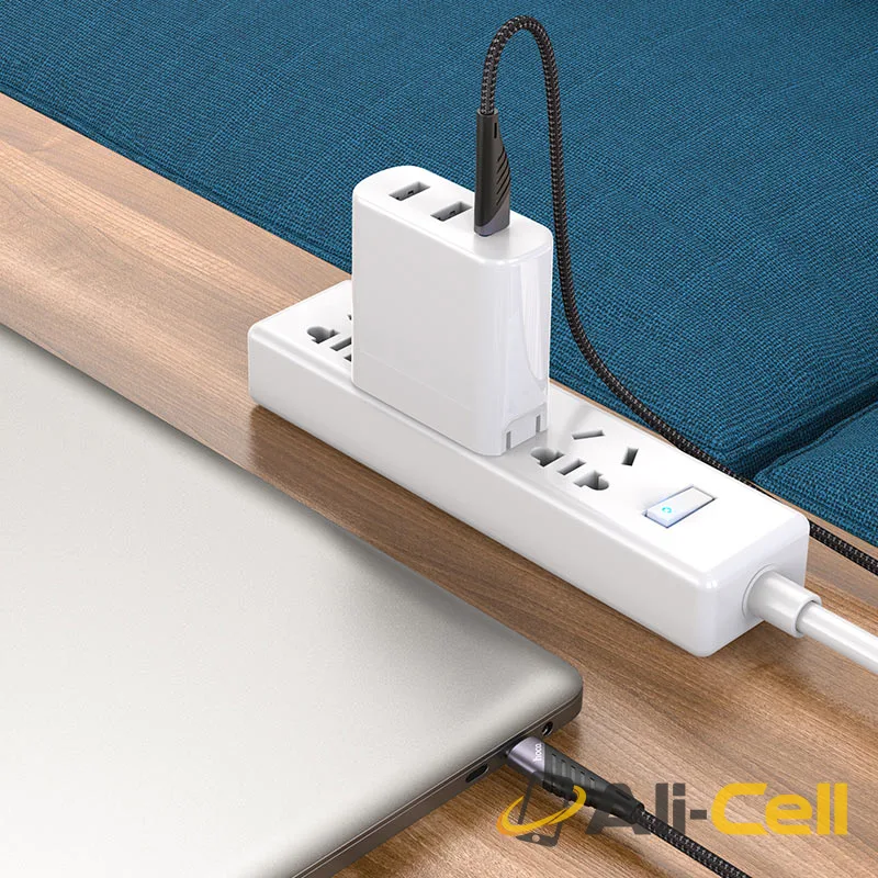 Cable Type-C to Type-C “U95 Freeway” PD 60W charging data sync (U95 Pd 60w Type C To Type C Black, 1.5m) — 6