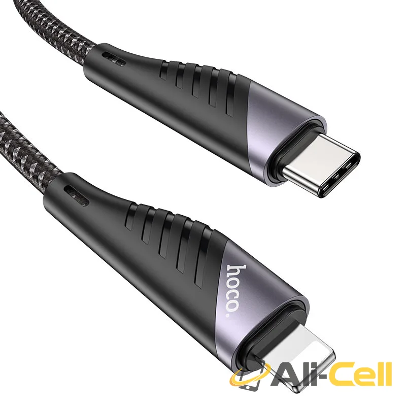 Cable Type-C to Lightning “U95 Freeway” PD charging data sync (U95 Pd Type C To Lightning Black, 1.2m) — 4