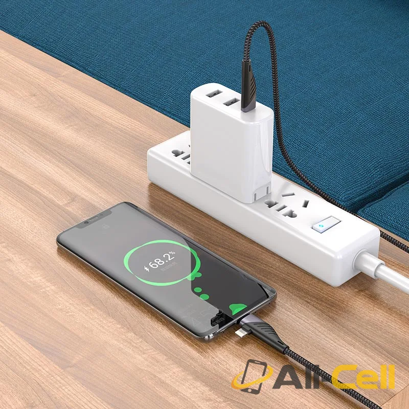Cable 2-in-1 Type-C / Lightning to Type-C “U95 Freeway” PD (U95 2in1 Pd Type C To Type C Lightning Black, 1.2m) — 5