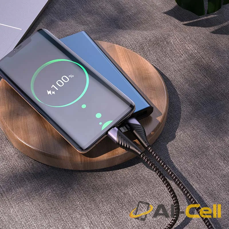 Cable 2-in-1 Type-C / Lightning to Type-C “U95 Freeway” PD (U95 2in1 Pd Type C To Type C Lightning Black, 1.2m) — 6
