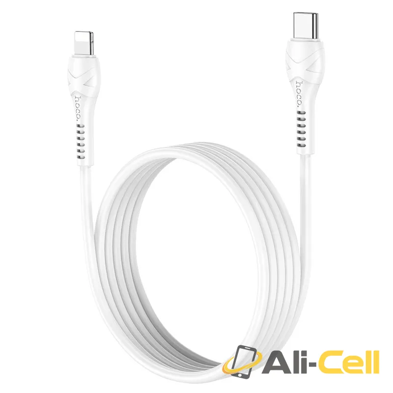 Cable Type-C to Lightning “X55 Trendy” PD charging data sync (X55 Pd Type C To Lightning White, 1.0m) — 4
