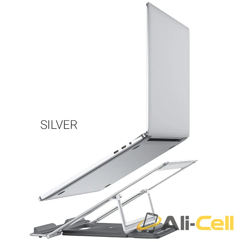 Tabletop stand “PH37 Excellent” folding for laptops (Ph37 Silver)