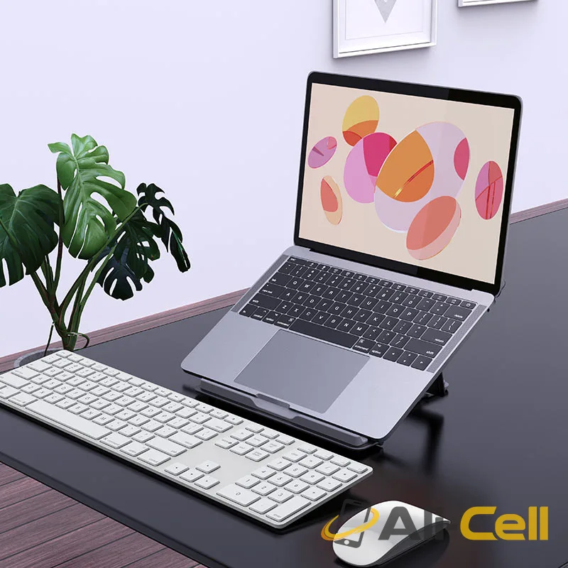 Tabletop stand “PH37 Excellent” folding for laptops (Ph37 Silver) — 6
