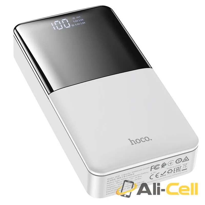 Power bank “J42B High power” 30000mAh (J42b White) — 4